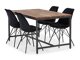 Маса и столове за трапезария Provo 181 (Черен)