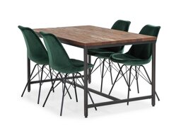 Маса и столове за трапезария Provo 181 (Зелен)