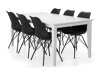 Маса и столове за трапезария Scandinavian Choice 602 (Черен)