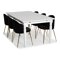 Conjunto de comedor Scandinavian Choice 673 (Negro)