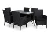Σετ Τραπέζι και καρέκλες Comfort Garden 1319 (Μαύρο)