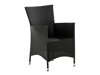 Conjunto de mesa y sillas Comfort Garden 1319 (Negro)