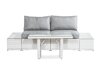 Conjunto de mobiliário para o exterior Comfort Garden 1359 (Branco + Cinzento)