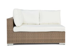 Outdoor-Sofa Comfort Garden 1376 (Braun + Weiß)