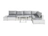 Conjunto de muebles de exterior Comfort Garden 1422 (Blanco + Gris)