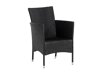 Σετ Τραπέζι και καρέκλες Comfort Garden 1448 (Μαύρο)