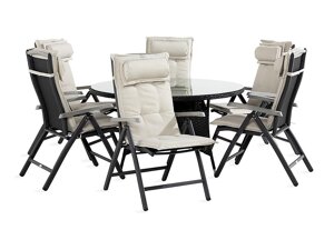 Conjunto de mesa e cadeiras Comfort Garden 1515 (Branco)