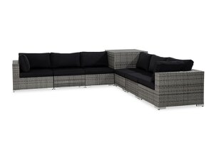 Lauko sofa Comfort Garden 1548 (Juoda + Pilka)
