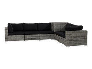 Lauko sofa Comfort Garden 1549 (Juoda + Pilka)