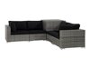 Outdoor-Sofa Comfort Garden 1550 (Schwarz + Grau)