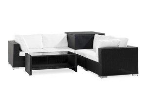 Kerti bútor Comfort Garden 1552 (Fekete + Fehér)