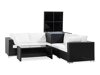 Conjunto de muebles de exterior Comfort Garden 1552 (Negro + Blanco)