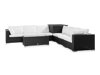 Kerti bútor Comfort Garden 1553 (Fekete + Fehér)