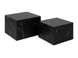 Komplet klubskih mizic Oakland 798 (Črni marmor)