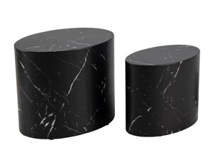 Set stranskih mizic Oakland 780 (Črni marmor)