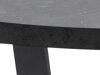 Klubska mizica Oakland 396 (Črni marmor + Črna)