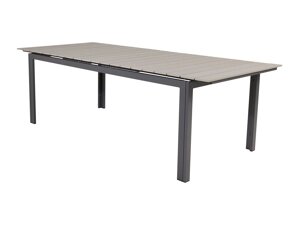 Kerti asztal Dallas 668 (Szürke + Fekete)