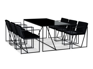 Маса и столове за трапезария Concept 55 156 (Черен)