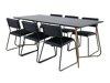 Conjunto de comedor Dallas 2722 (Negro + Cobre)