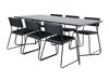 Conjunto de comedor Dallas 2722 (Negro)