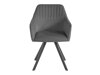 Conjunto de cadeiras Denton 149 (Cinzento + Preto)