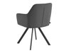 Καρέκλα Denton 149 (Γκρι + Μαύρο)