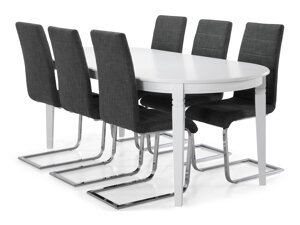 Маса и столове за трапезария Scandinavian Choice 564 (Сив)