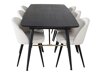 Маса и столове за трапезария Dallas 1447 (Beige + Черен)