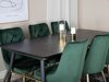 Маса и столове за трапезария Dallas 1453 (Зелен + златно)