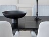 Маса и столове за трапезария Dallas 1457 (Светло сив + Черен)