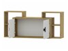 Мебелен комплект Akron N104 (Матов бял + Artisan дъб)
