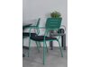 Conjunto de mesa e cadeiras Dallas 2148 (Verde + Preto)