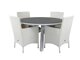 Tisch und Stühle Dallas 2974 (Weiß)