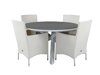Asztal és szék garnitúra Dallas 2974 (Fehér)