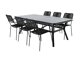 Laua ja toolide komplekt Dallas 2985 (Must)