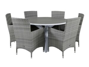 Стол и стулья Dallas 3018 (Серый)