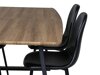 Маса и столове за трапезария Dallas 330 (Черен)