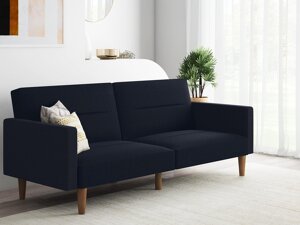 Καναπές κρεβάτι Tulsa 364 (Σκούρο μπλε)