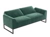 Разтегателен диван CosmoLiving by Cosmopolitan 125 (Черен + Зелен)