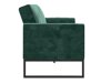 Kavč z ležiščem CosmoLiving by Cosmopolitan 125 (Črna + Zelena)