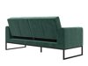 Καναπές κρεβάτι CosmoLiving by Cosmopolitan 125 (Μαύρο + Πράσινο)