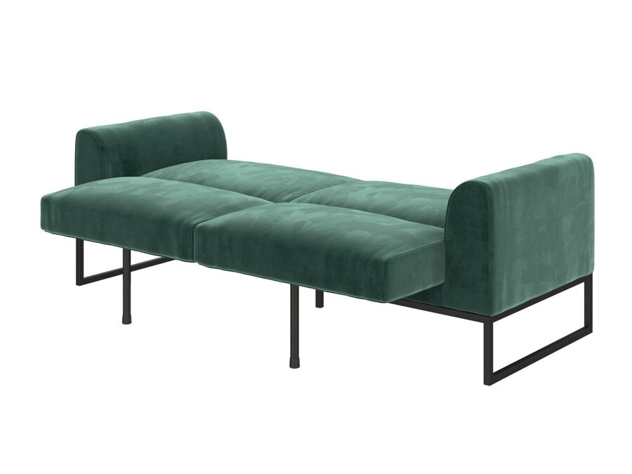 Dīvāns gulta CosmoLiving by Cosmopolitan 125 (Melns + Zaļš)