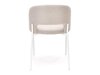 Καρέκλα Houston 1266 (Κρεμ + Άσπρο)