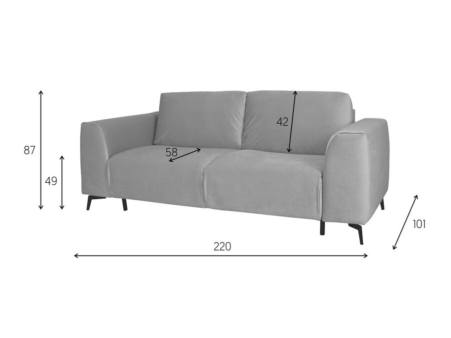 Dīvāns gulta Milford 102