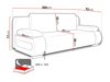 Dīvāns gulta Comfivo 144 (Poso 14 + Kronos 14)
