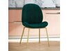 Καρέκλα CosmoLiving by Cosmopolitan 134 (Πράσινο + Ορείχαλκος)
