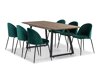 Маса и столове за трапезария Scandinavian Choice 788 (Зелен)