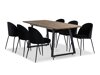 Set sala da pranzo Scandinavian Choice 788 (Nero)