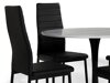 Set sala da pranzo Scandinavian Choice 760 (Bianco + Nero)