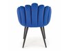 Стол Houston 976 (Тъмно синьо + Черен)